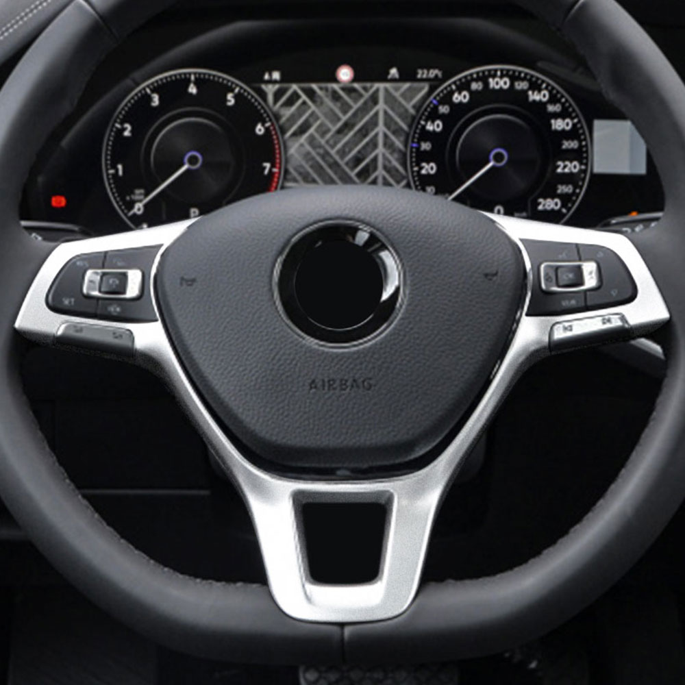 Car Steering Wheel Cover Trim Sticker for Volkswagen VW Golf 7 GTI MK7 POLO Jetta MK6 Tiguan Touran Caddy Amarok Lavida Passat