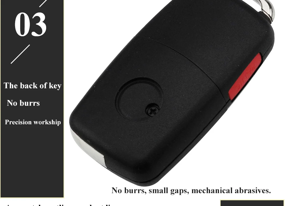 jingyuqin 1J0959753AM Car Remote Key for VW Beetle Golf Passat Jetta 315Mhz ID48 1J0 959 753 AM 5FA008399-30 2000-2006 Key Fob