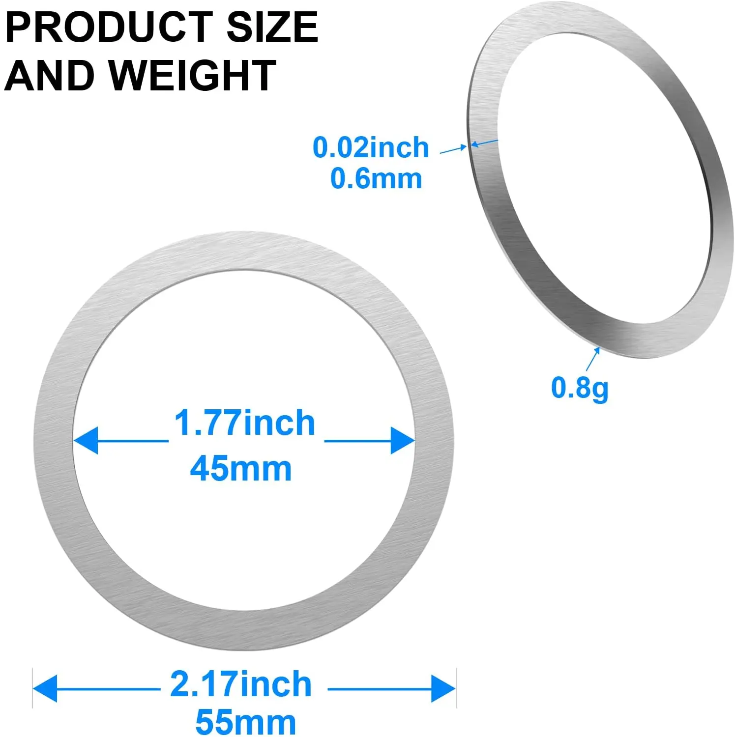 Universal Metal Rings Plate Magnetic Wireless Charger Sticker for Magsafe Wireless Charger Car Phone Holder Sheet phone holder