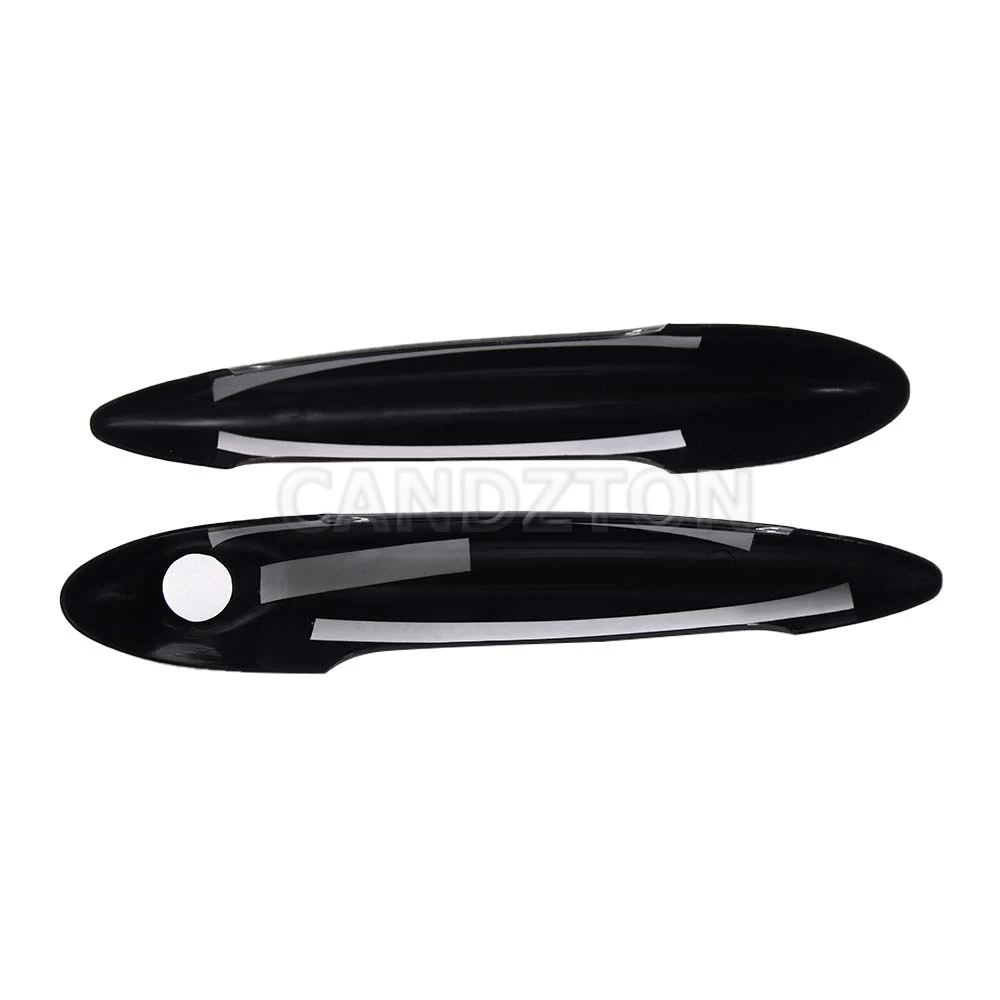 For BMW MINI R50 R52 R53 R55 R56 R57 R58 R59 New 1Pair Door Handle Black or Carbon Fiber Cover Easy Installation Car Accessories