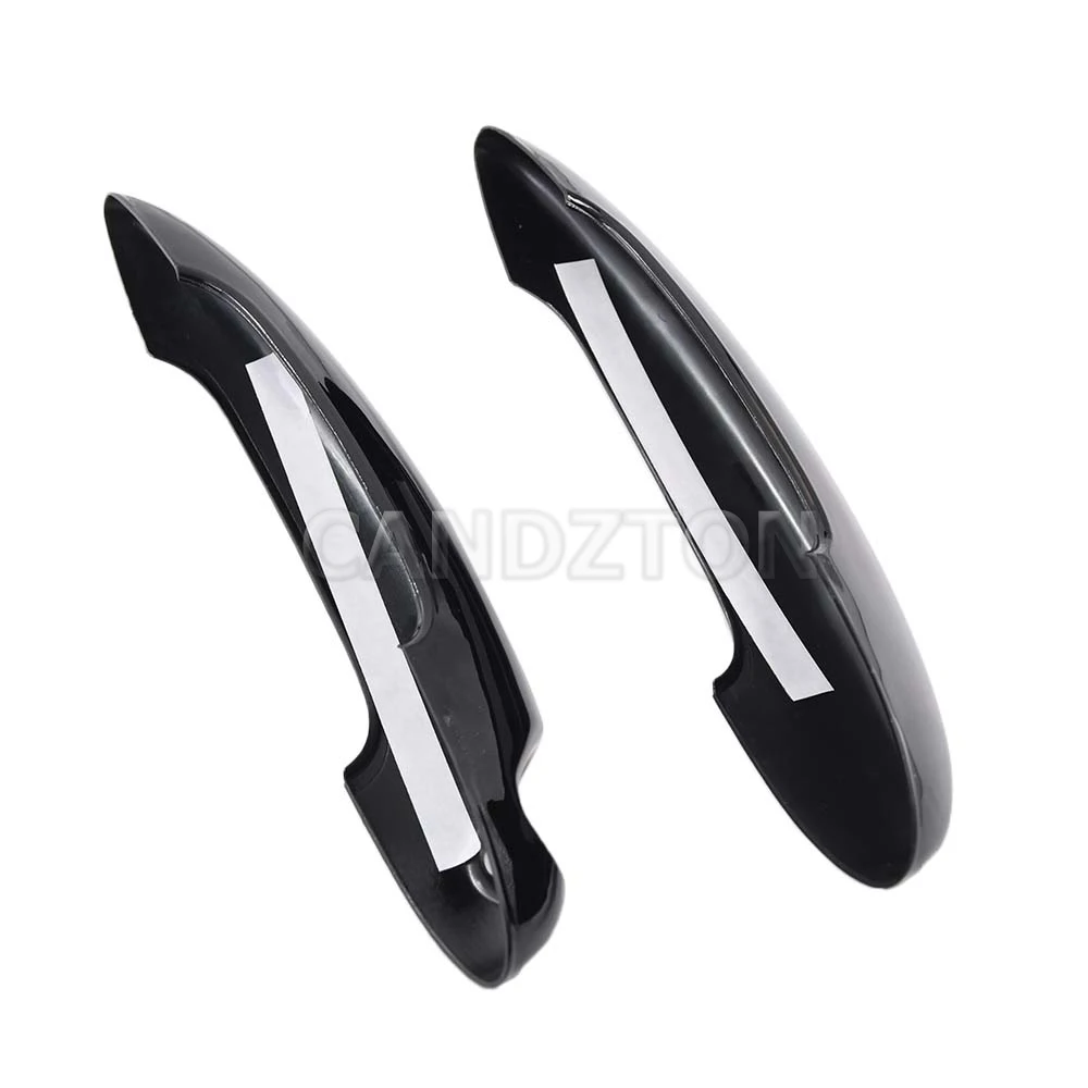 For BMW MINI R50 R52 R53 R55 R56 R57 R58 R59 New 1Pair Door Handle Black or Carbon Fiber Cover Easy Installation Car Accessories
