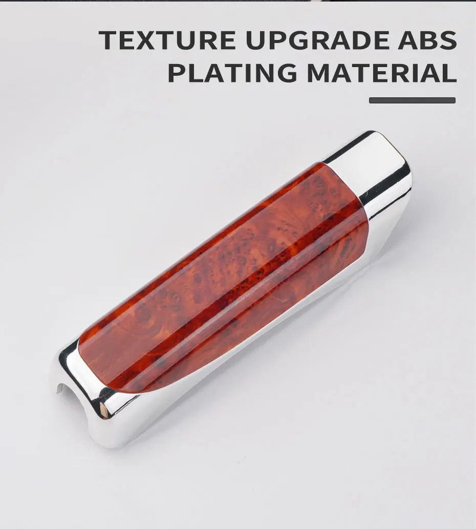 SEAMETAL Car Hand Brake Cover Handbrake Grips Protection Cover Carbon Fiber Parking Brake Decoration Shell Interior Accessories