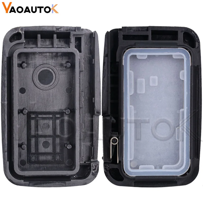 Smart Remote Key Shell Case Fob For Toyota Avalon Camry RAV4 2012-2015 With Insert Key 2/3/4 Buttons Car Key Shell With Blade