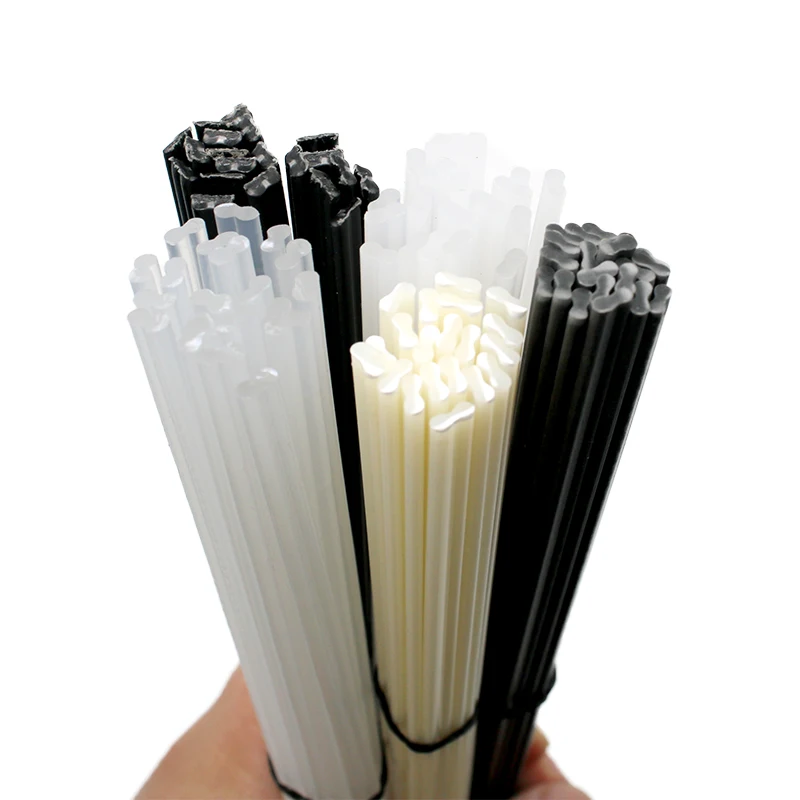 20PCS Plastic welding rods ABS/PP/PVC/PE Welding Sticks 5x2mm for Plastic Welder gun Bumper Repair Welding Supplies 20CM