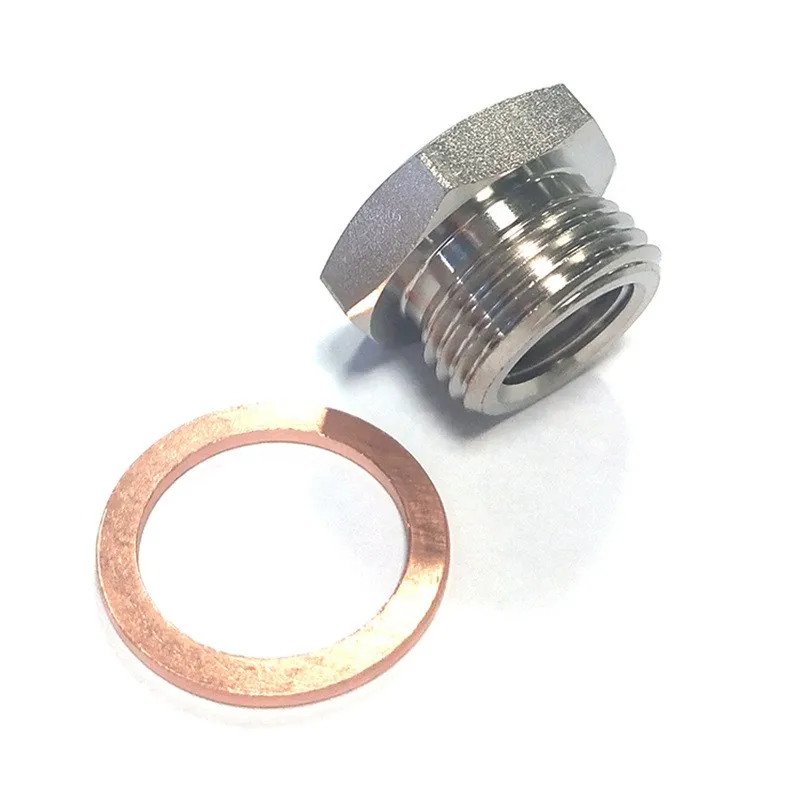 Exhaust O2 Oxygen Sensor Spacer Reducer Adapter M18 X 1.5mm to M12 X 1.25mm