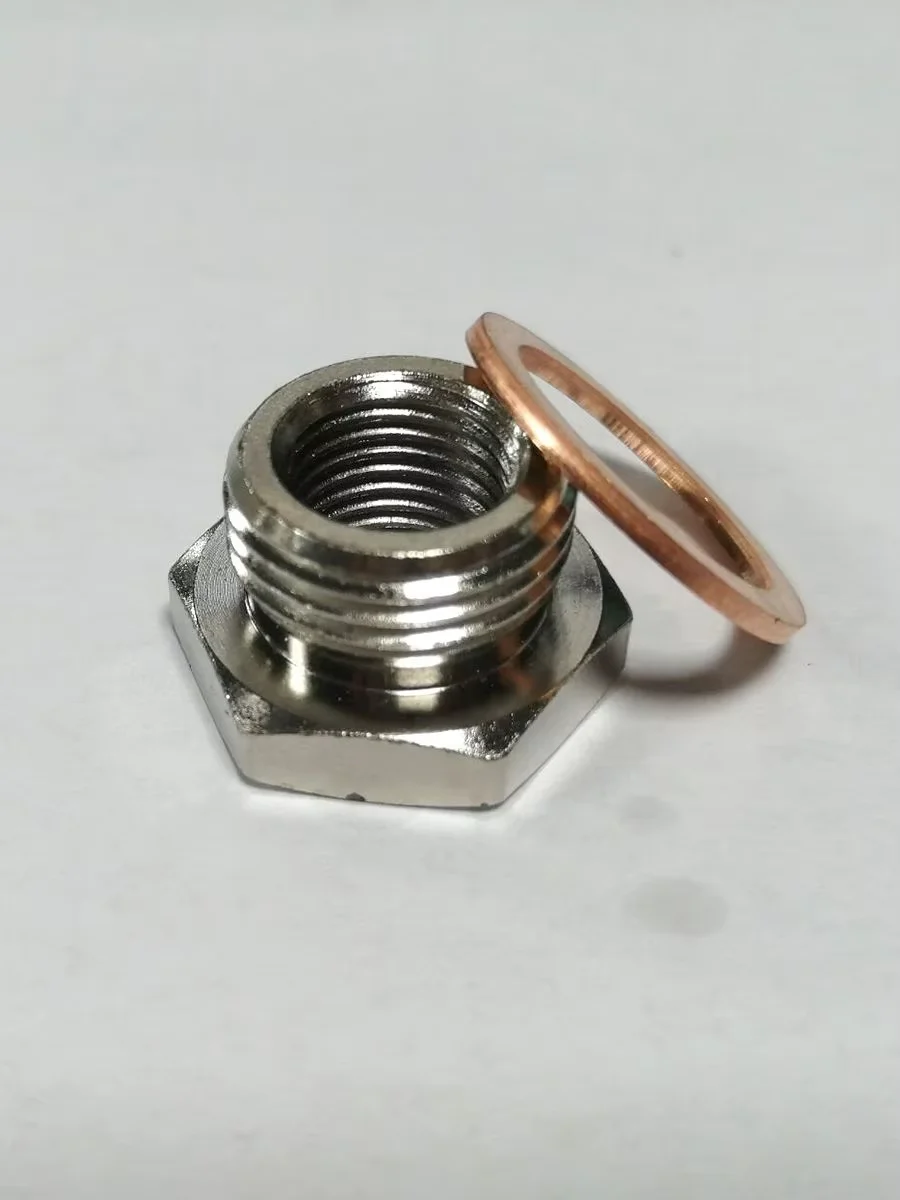 Exhaust O2 Oxygen Sensor Spacer Reducer Adapter M18 X 1.5mm to M12 X 1.25mm