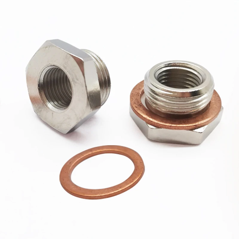 Exhaust O2 Oxygen Sensor Spacer Reducer Adapter M18 X 1.5mm to M12 X 1.25mm
