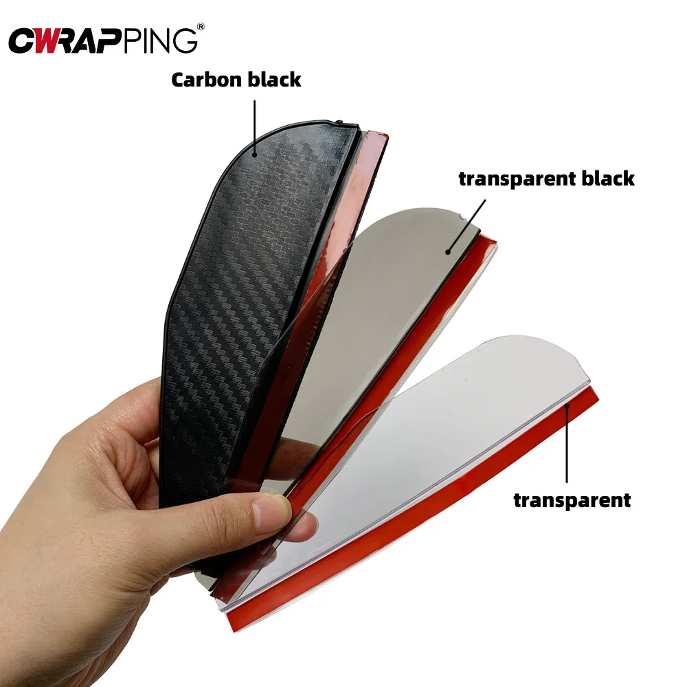 2PCS Car Rearview Mirror Rain Eyebrow Carbon Fiber Rain Shield Sun Shade Clear Vision Protector for Auto Mirror Accessories