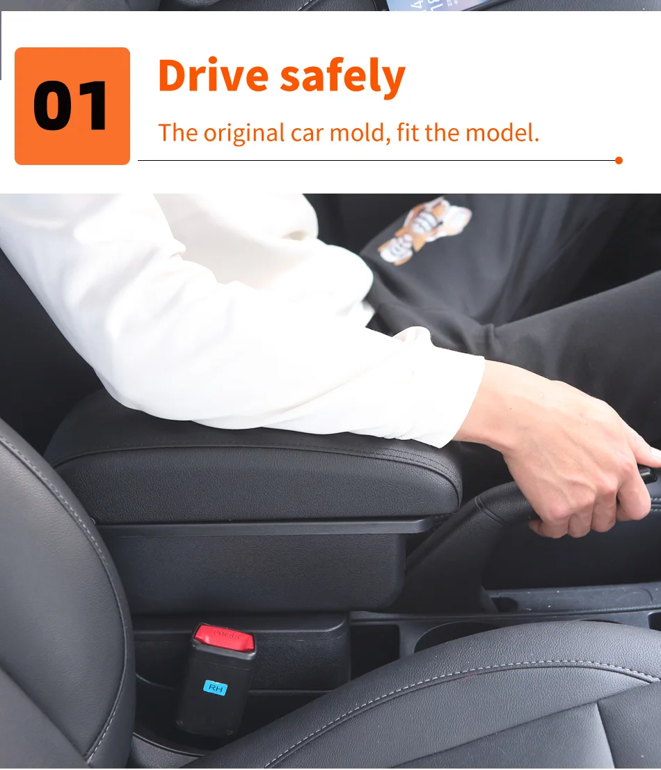 For Volkswagen Golf 6 Armrest Box For VW Golf 6 Golf 5 Mk6 MK5 Jetta 5 Car Armrest For VW Sagitar Storage Box Interior details