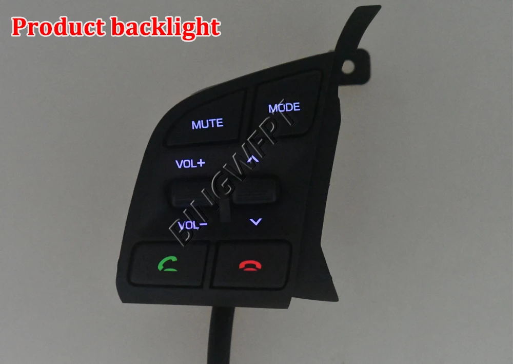 For Hyundai Tucson 2015-2019 96710-D3500 Steering Wheel Remote Control Switch Volume AdjustButton Bluetooth Button Music Switch