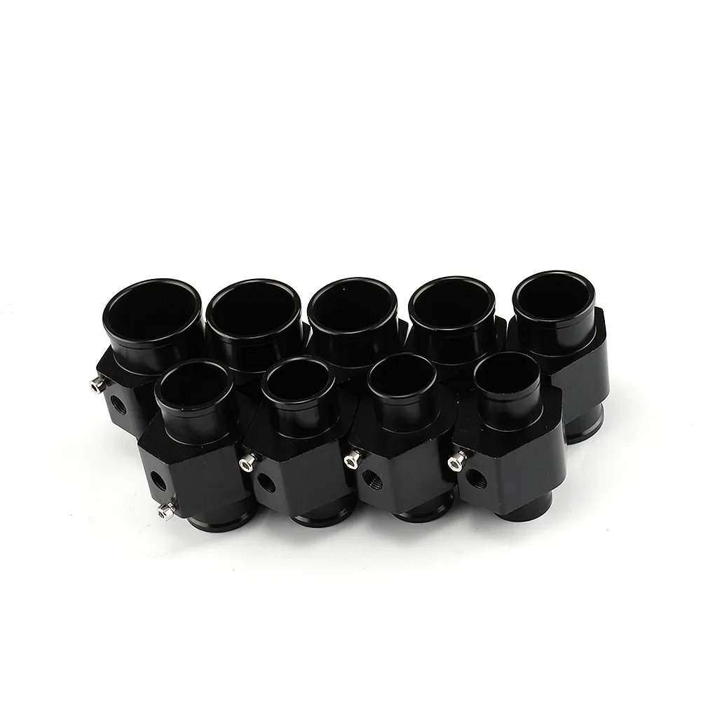 Aluminum Water Temp Gauge Radiator Temperature 26mm/28mm/30mm/32mm/34mm/36mm/38mm/40mm Water Temp Joint Pipe Sensor Hose Adapter