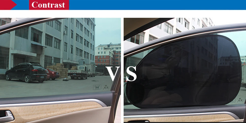 Car Sun Shade UV Protection Car Curtain Car Side Window Sunshade Electrostatic Film Auto Window Sun Visor Protection Window Film