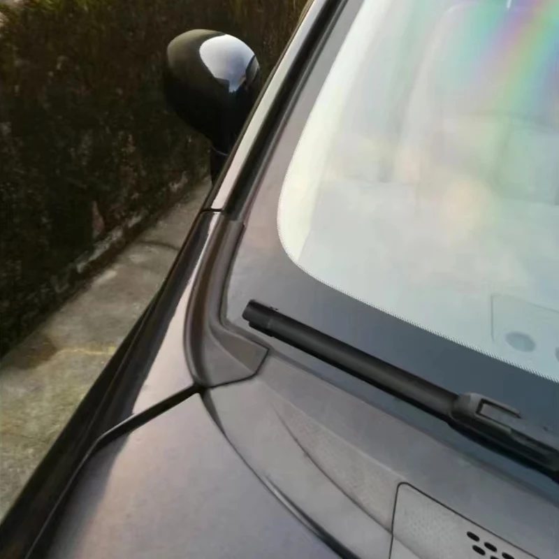 AU05 -Car Front Windshield Wiper Side Trim Cover Water Deflector Cowl Plate for Nissan Tiida Old Model 66895-ED50A 66894-ED500