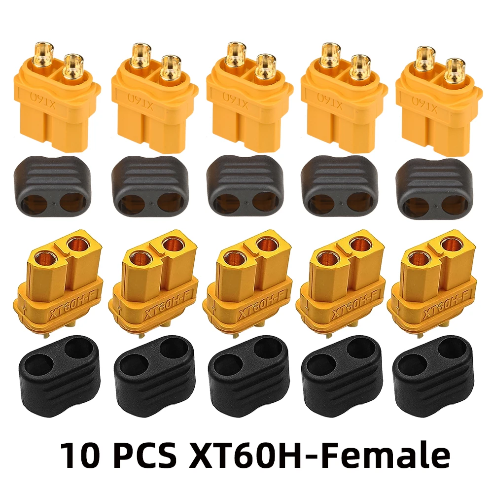 10 PCS Amass XT60 Female&Male Connector Plugs XT60 Connectors XT60H For RC Lipo Battery Rc Drone Airplane Accessories Wholesale