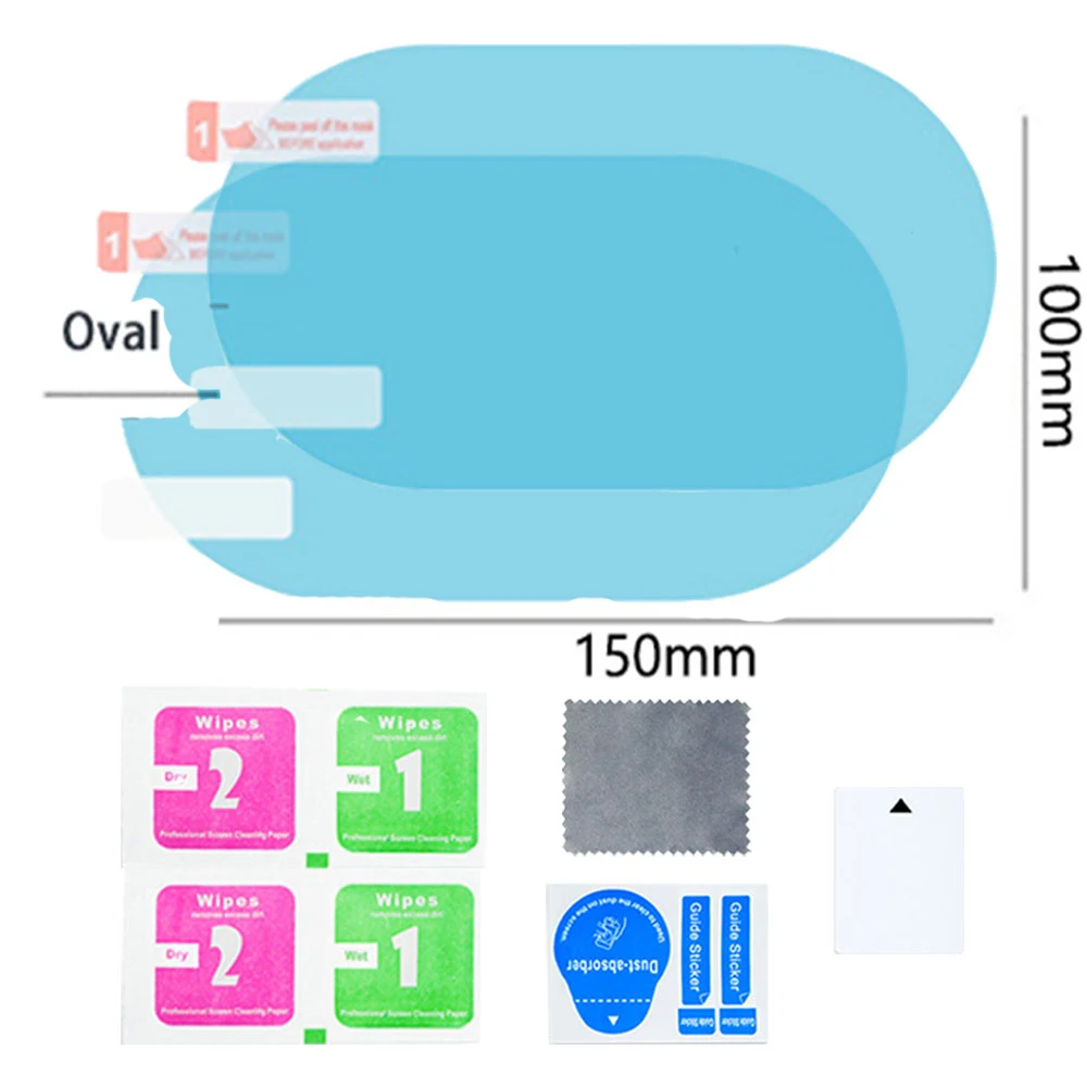 Car Rearview Mirror Rain Eyebrow Carbon Fiber Sun Visor Shade Protector Clear Vision Rain Auto Mirror Organizer Accessories