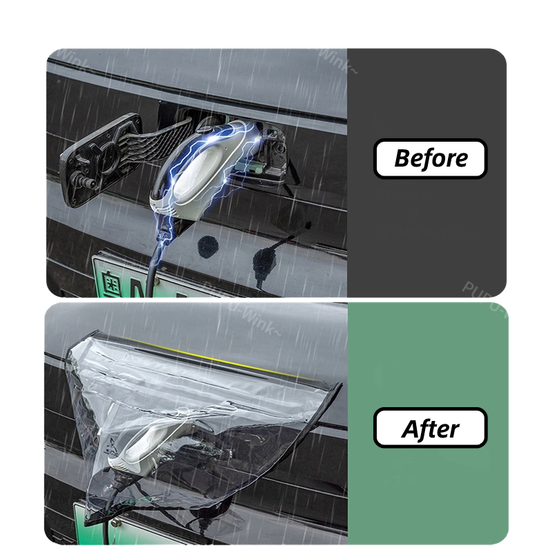 BYD Electric Vehicle Charger Port Cover Outdoor Rainproof Protection Covers for Dolphin Seal Atto 3 Yuan Plus Song Plus Seagull