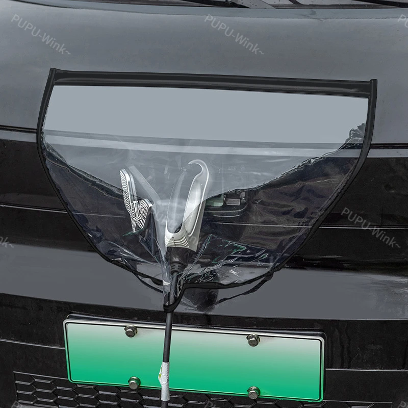 BYD Electric Vehicle Charger Port Cover Outdoor Rainproof Protection Covers for Dolphin Seal Atto 3 Yuan Plus Song Plus Seagull