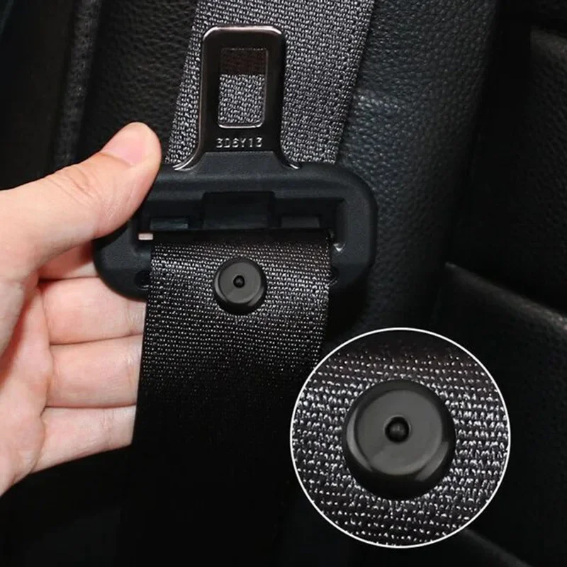Car Safety Seatbelt Stopper Buckle Auto Seat Belt Spacing Limit Stop Plastic Anti-slip Button Retainer Rivet Stud Clips