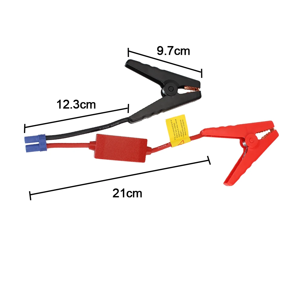 Emergency Battery Jump Cable Clamps With EC5 Plug Connector 12V Starting Device Jump Starter Alligator Clip For Car Trucks