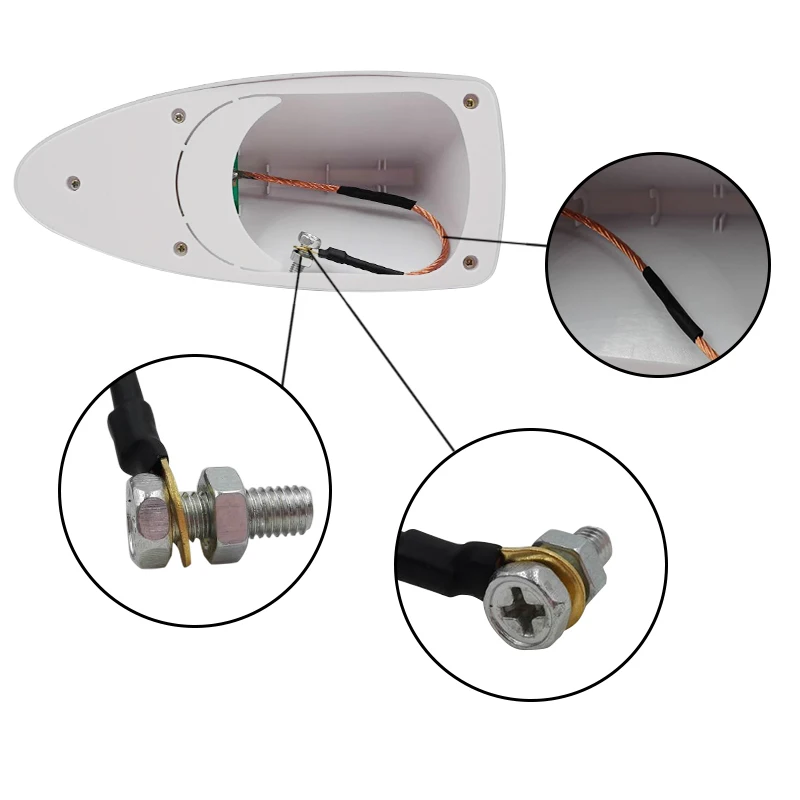 Universal Car Shark Fin Antenna Roof FM/AM Radio Aerial for BMW 6-series E63 E64 F06 F12 F13 M6 1 E81 E82 E87