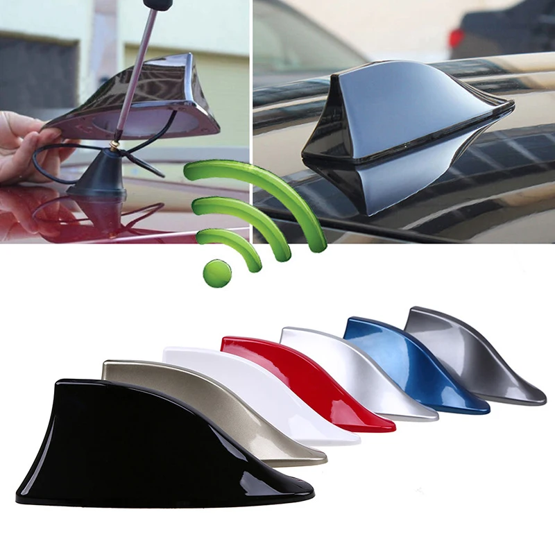 Car Radio Shark Fin Car Shark Antenna Radio Fm Signal Design For Kia Picanto Accessories Seat Ibiza 6l Accessories