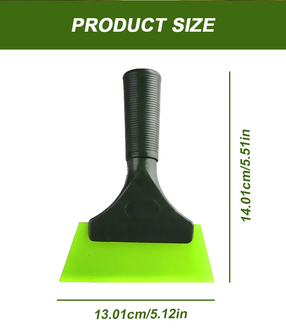 SEAMETAL Non-Scratch Soft Silicone Handy Squeegee Car Water Window Wiper Snow Clean Scraping Tool Film Scraper Car Accessories