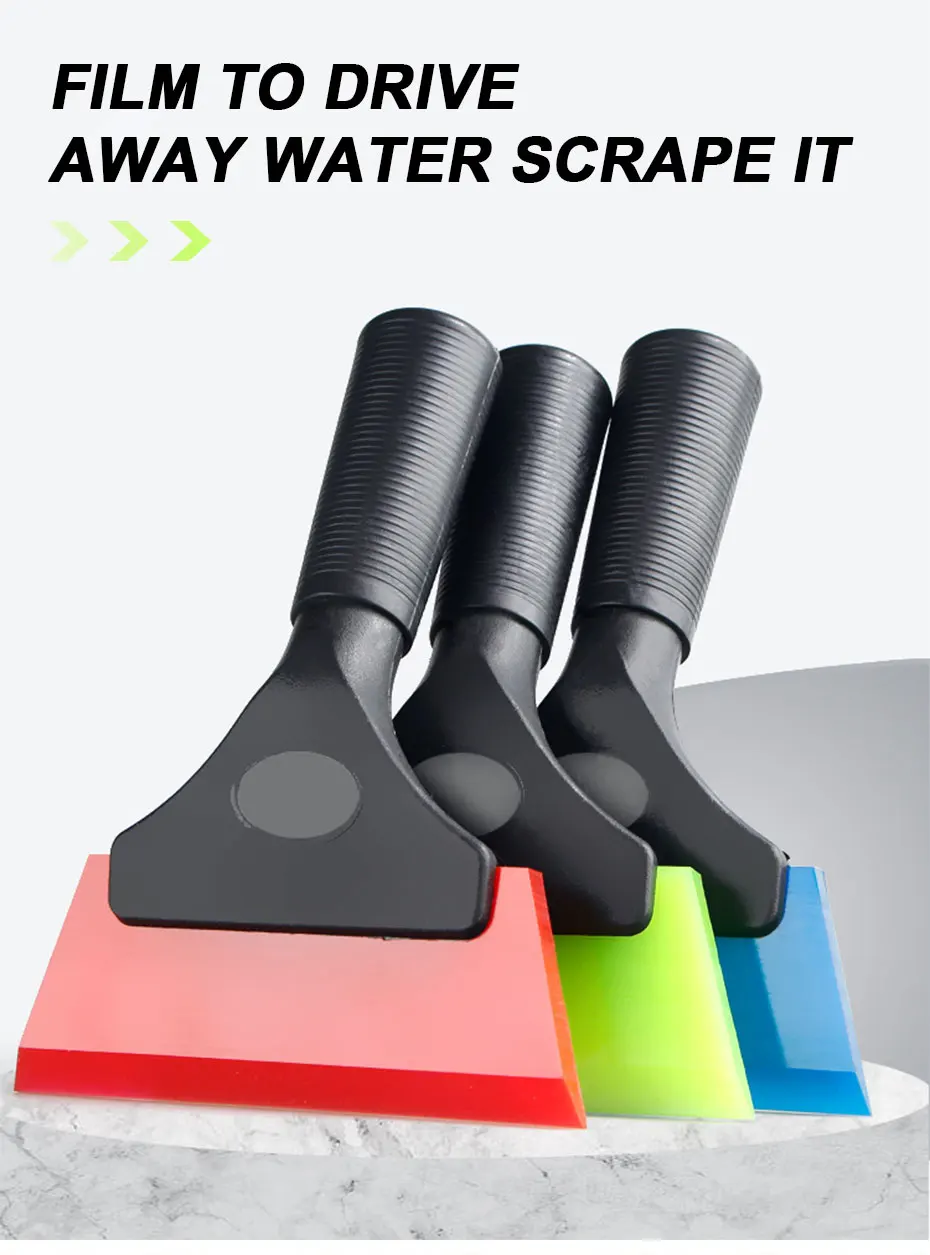 SEAMETAL Non-Scratch Soft Silicone Handy Squeegee Car Water Window Wiper Snow Clean Scraping Tool Film Scraper Car Accessories