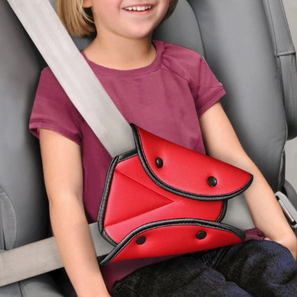 Child Seat Belt Adjustment Holder Car Anti Neck Neck Baby Shoulder Cover Seat Belt Positioner Child Seatbelt for Kids Safety New