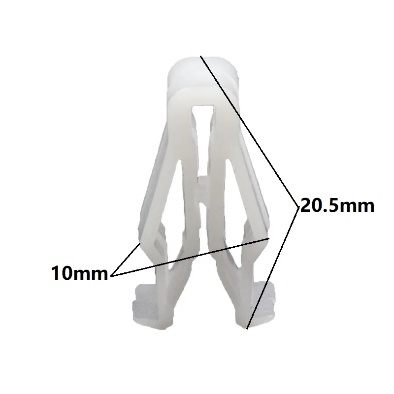50pcs Center Console Radio DVD Dash Panel Switch Bezel Clip Body Trim Retainer for Car Instrument Audio Navigation Fasteners