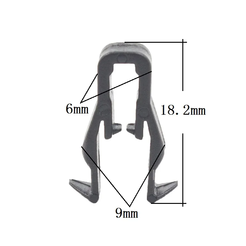 50pcs Center Console Radio DVD Dash Panel Switch Bezel Clip Body Trim Retainer for Car Instrument Audio Navigation Fasteners