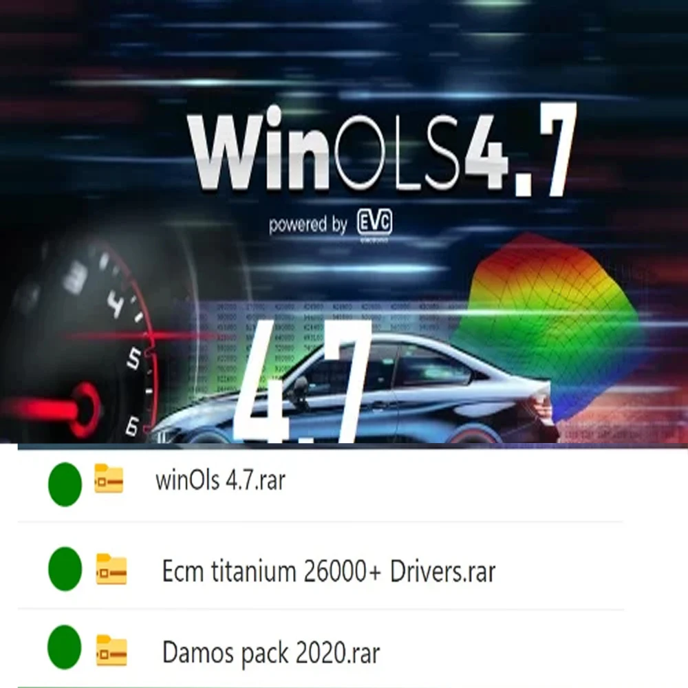 4 in 1 Winols 4.7 Full Activated +108GB Damos Windows 7 10 11 No virtual Multi-language +ECM TITANIUM 1.61 + IMMO SERVICE Tool