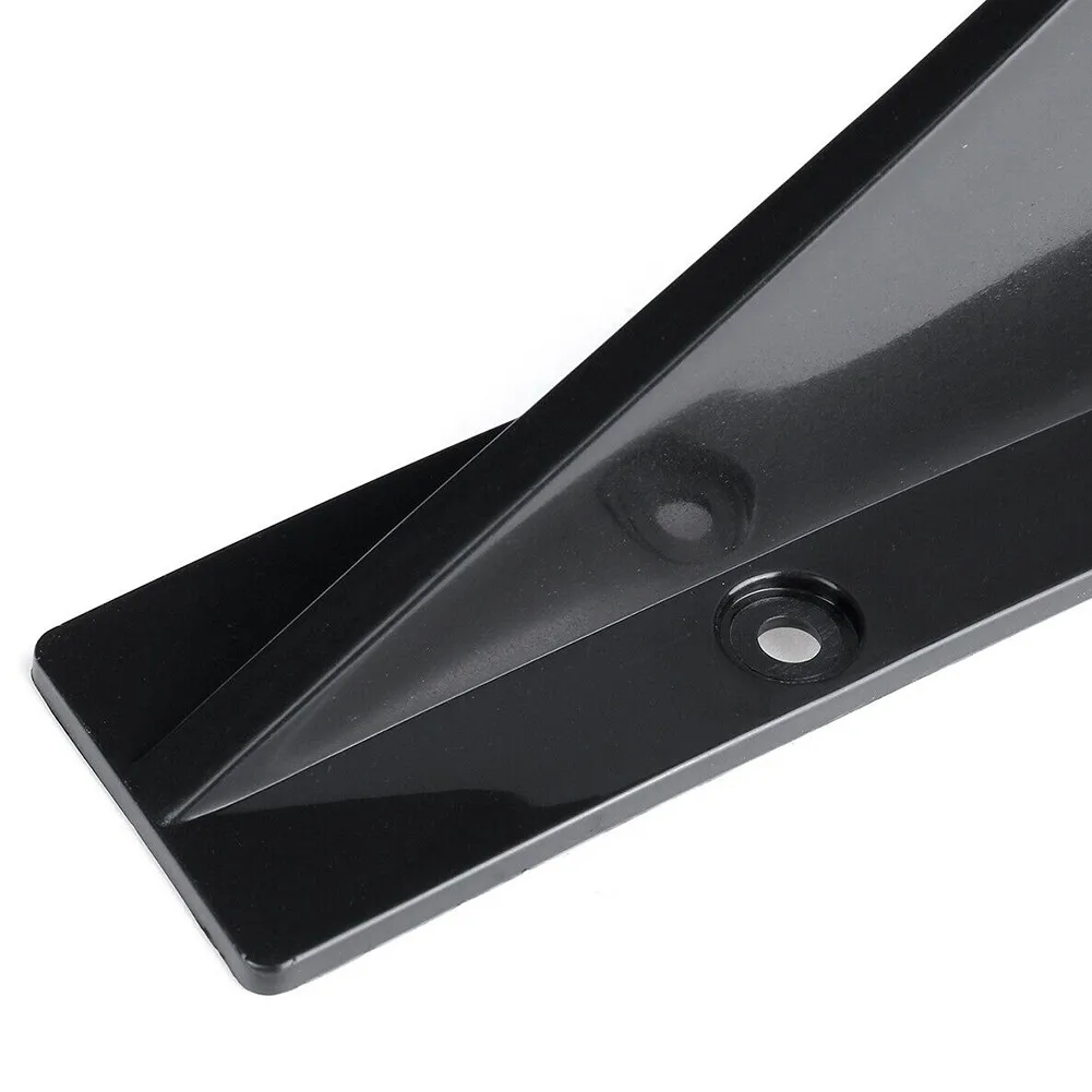 4pcs Car Rear Bumper Lip Diffuser Splitter Spoiler Scratch Protector Fin Trim Caps Universal Exterior Accessory For 300