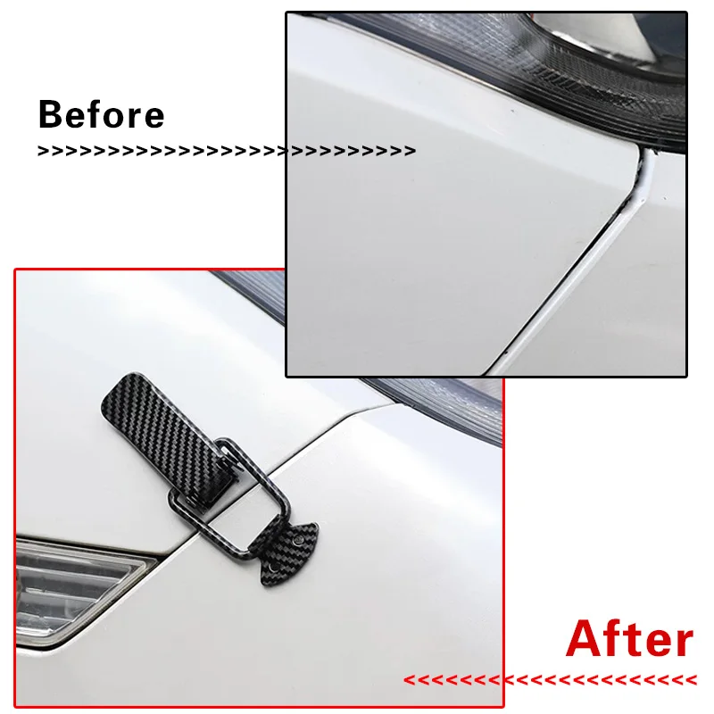 Universal Cars Accessaries 2Pcs Fastener Clip Alloy Mount Hood Pin Bonnet Lock Kit Tunning Lock Kit Down Hood Lock Latch Pins