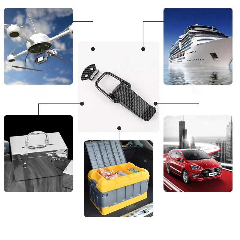 Universal Cars Accessaries 2Pcs Fastener Clip Alloy Mount Hood Pin Bonnet Lock Kit Tunning Lock Kit Down Hood Lock Latch Pins