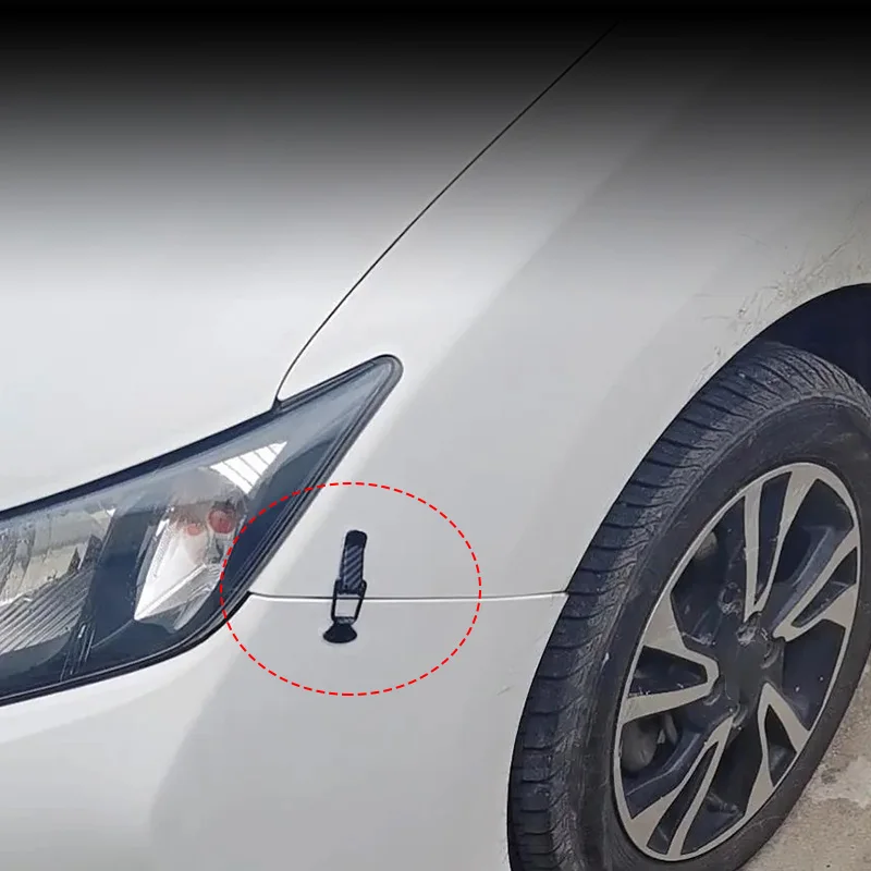 Universal Cars Accessaries 2Pcs Fastener Clip Alloy Mount Hood Pin Bonnet Lock Kit Tunning Lock Kit Down Hood Lock Latch Pins