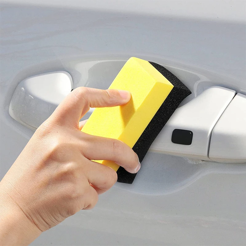 10Pc Tyre Polishing Waxing Sponge Detailing Applicator Sponge Applicator Pads Tire Wash Wipe Cleaning Tool Car Cleaning Brush
