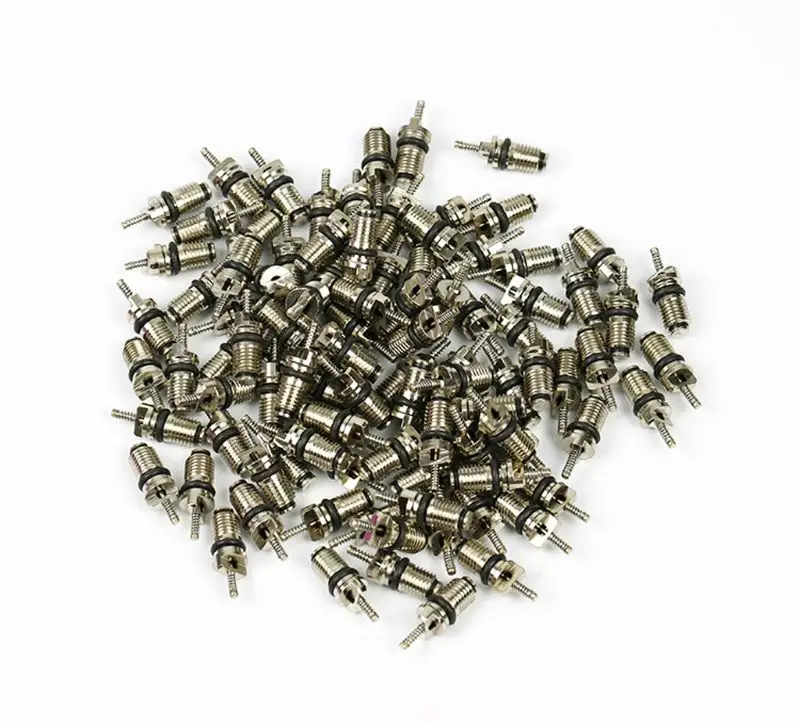 10Pcs/Set AC R134A Valve Core Automotive Car Air Conditioning Cores Needles Repair Kit Heat Resistant Vehicle Car Accessories