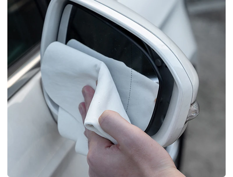 Natural Chamois Car Care Cleaning Cloth Genuine Sheepskin Wash Rag Suede Ultra Absorbent Quick Dry Towels for Car Wash Accessori