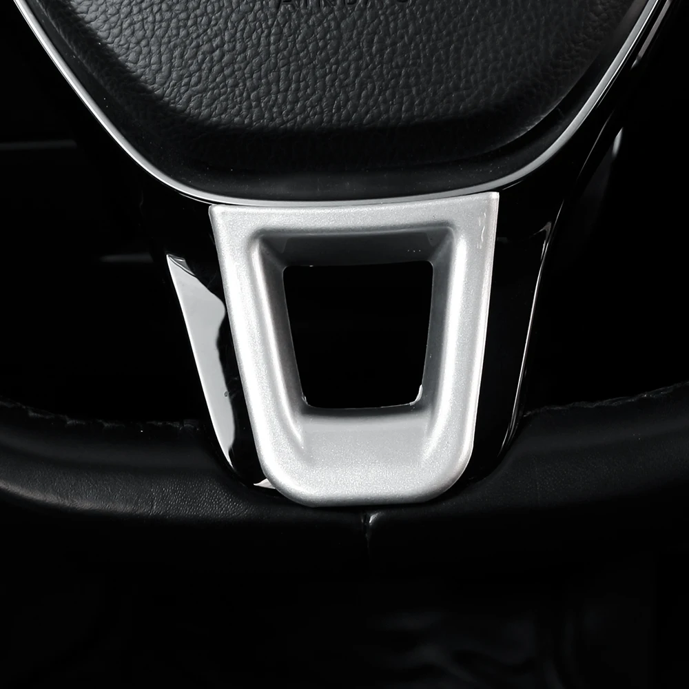 Steering Wheel Decoration Cover Trim for Volkswagen VW Fox Polo Jetta MK6 MK7 Arteon T-ROC Troc Car Accessories