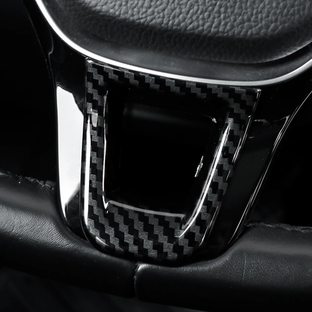 Steering Wheel Decoration Cover Trim for Volkswagen VW Fox Polo Jetta MK6 MK7 Arteon T-ROC Troc Car Accessories