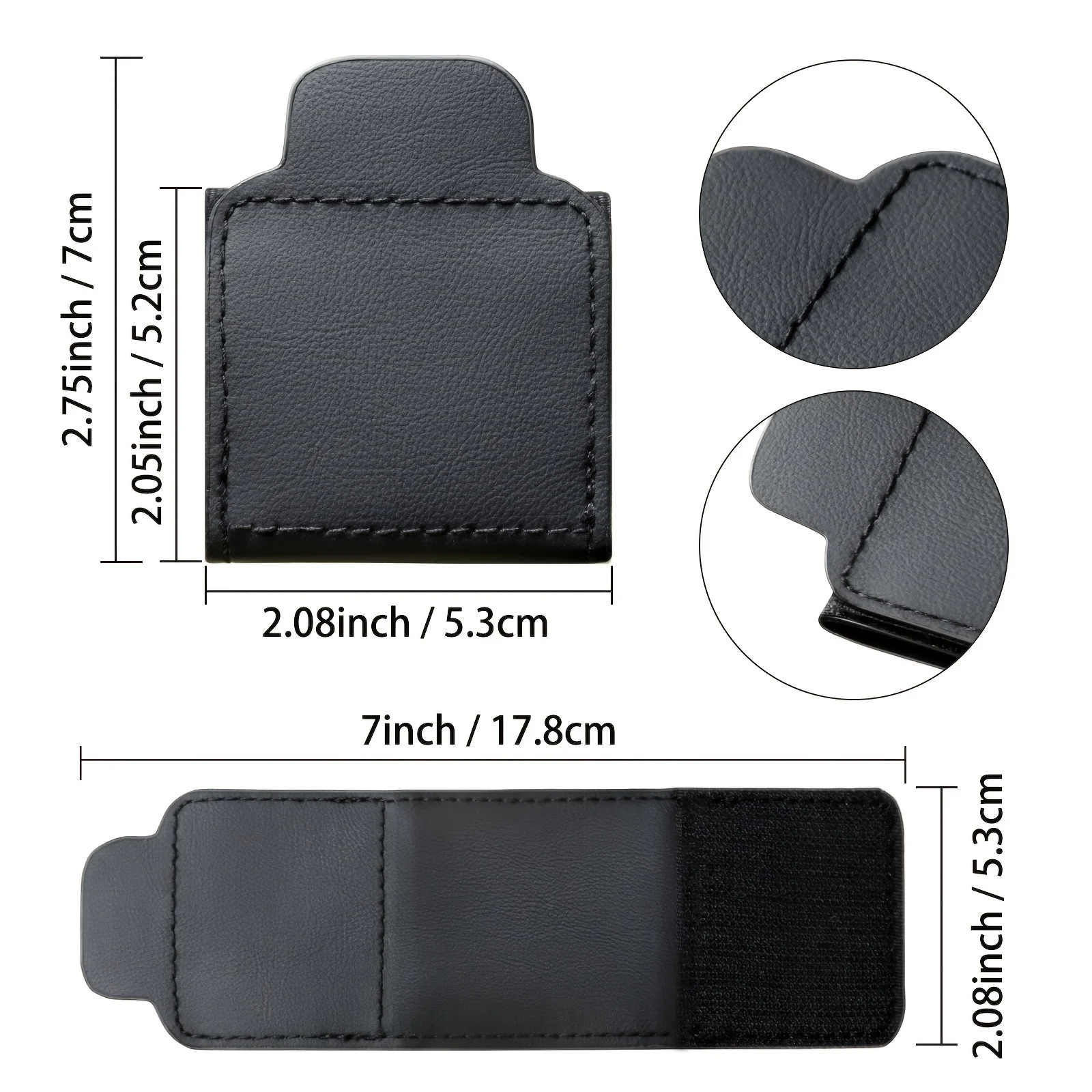 Car Seat Belt Adjuster PU Leather Seat Belt Limiter Fixed Clip Anti-Stretching Neck Belly Child Protection Car-Styling