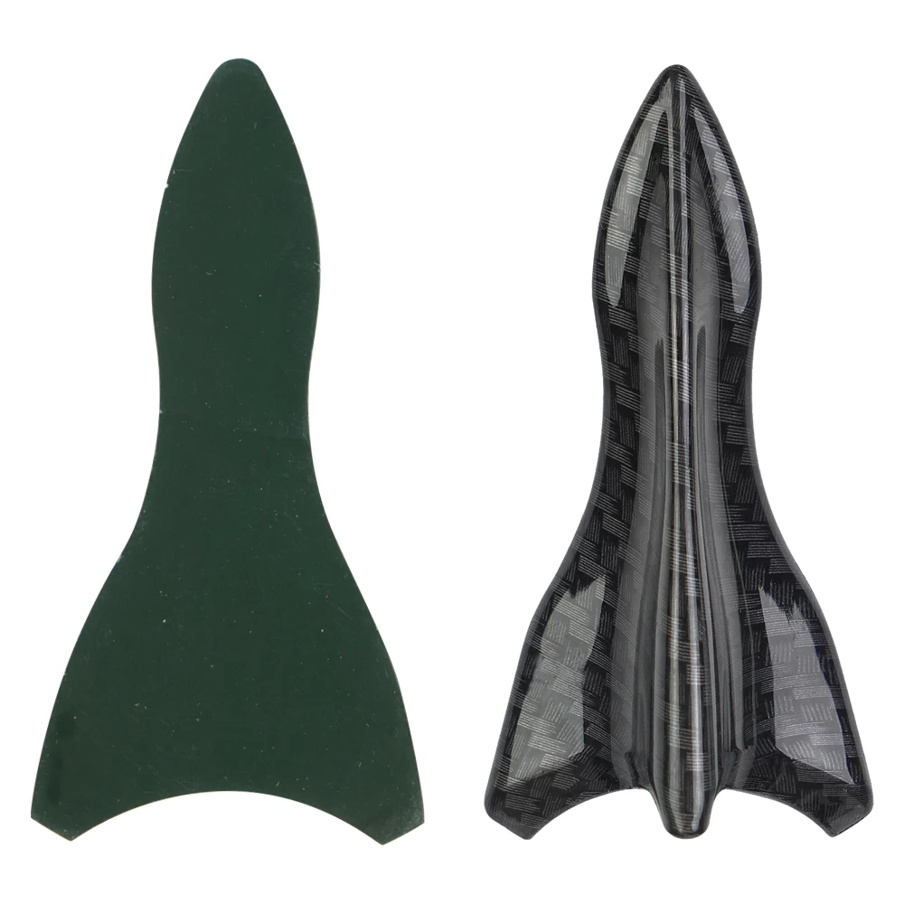 10Pcs Universal PU Rear Roof Shark Fins Spoiler Wing Kit Car Roof Spoiler Bumper Spoiler Shark Fin Diffuser Vortex Generator