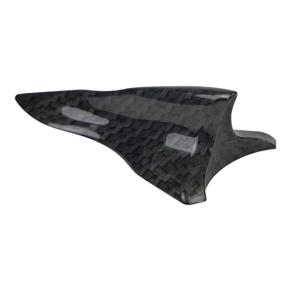 10Pcs Universal PU Rear Roof Shark Fins Spoiler Wing Kit Car Roof Spoiler Bumper Spoiler Shark Fin Diffuser Vortex Generator