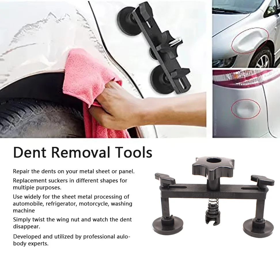 PWS New Adjustable Car Dent Repair Tools Glue Gun Auto Dent Removal Kit Automotive Paintless Dent Repair Kit for Vehicle