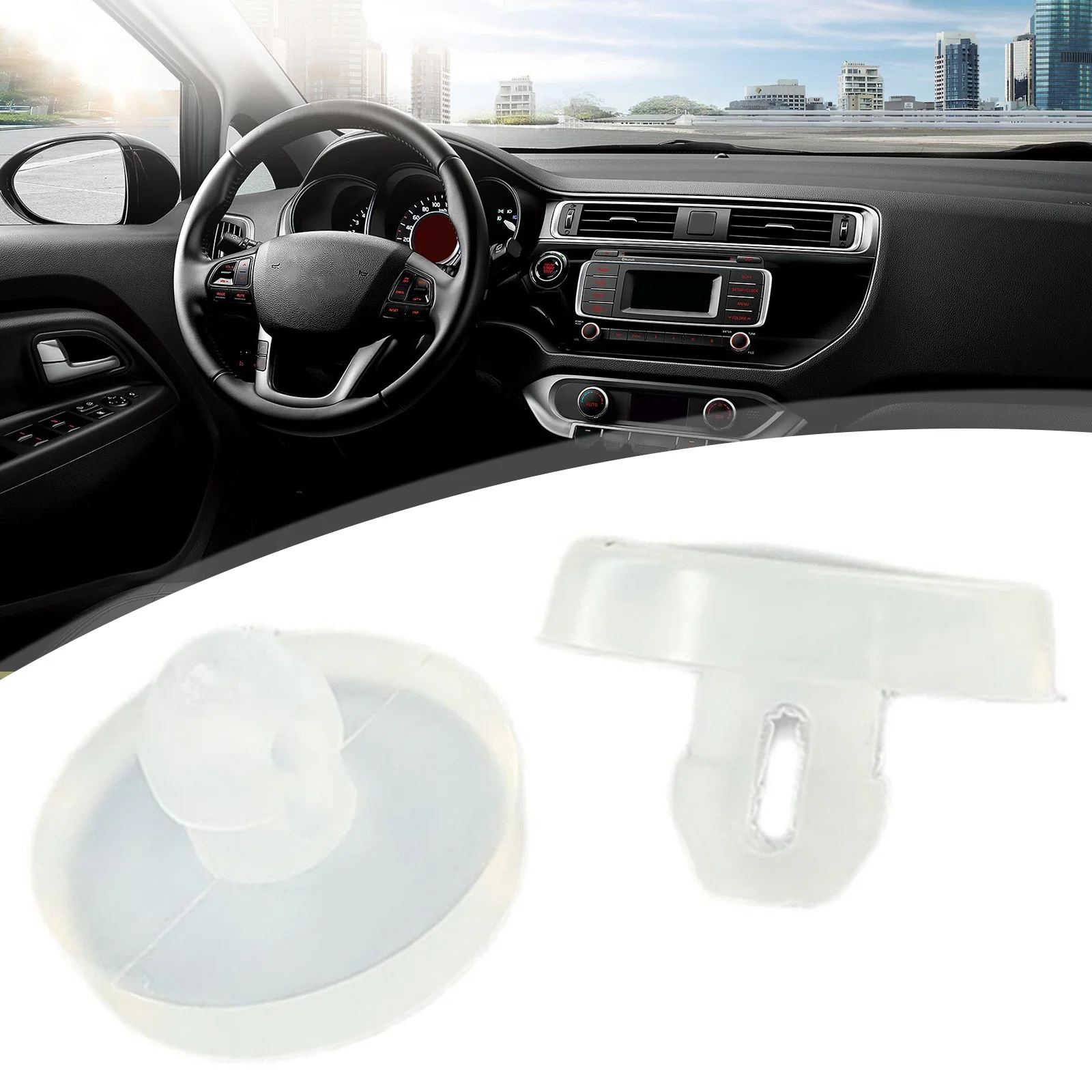 2Pcs Car Brake Pedal Buffer For Hyundai KIN For Kia Brake Light Switch Buffer Cushion Rubber Seal 32876-36000