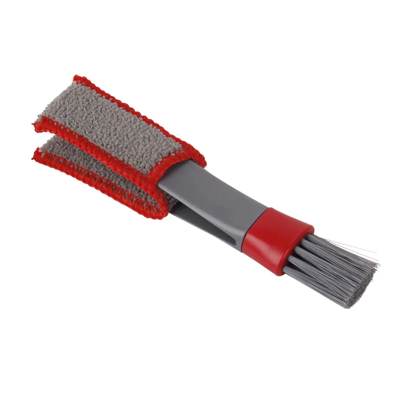 Double Head Car Detail Cleaning Brushes Car Air Vent Cleaning Conditioner Grille Duster Wipe Brushes Car Interior Cleaning Tools