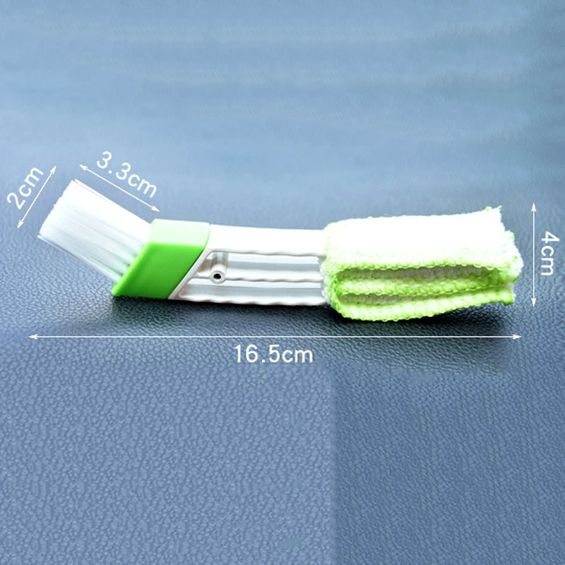Double Head Car Detail Cleaning Brushes Car Air Vent Cleaning Conditioner Grille Duster Wipe Brushes Car Interior Cleaning Tools