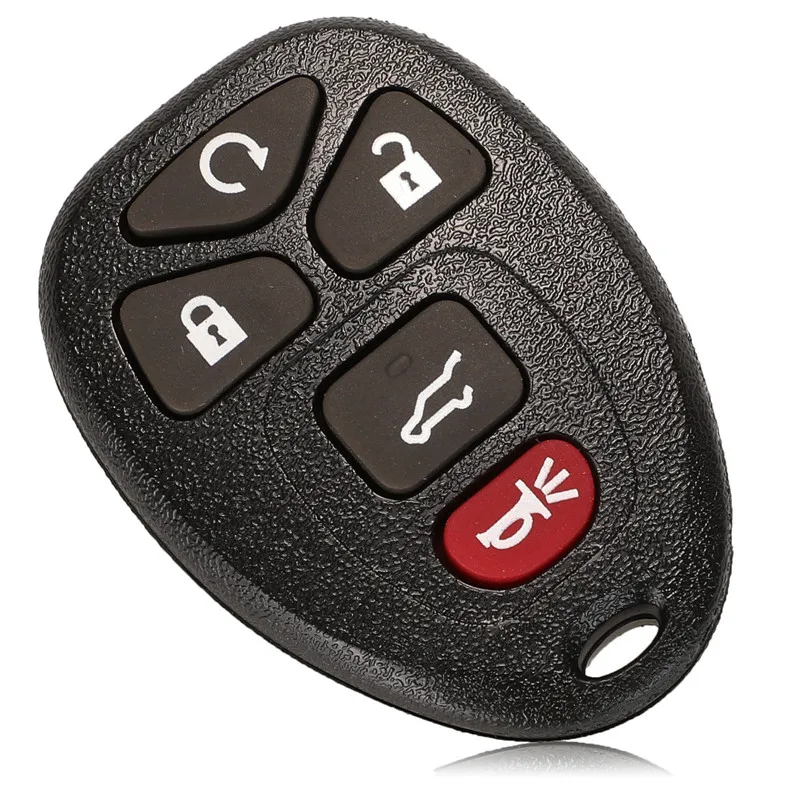 jingyuqin 315Mhz OUC60270 5/6 Buttons Remote Control Keyless Entry Car Key Fob for Buick Chevrolet Cadillac GMC Saturn