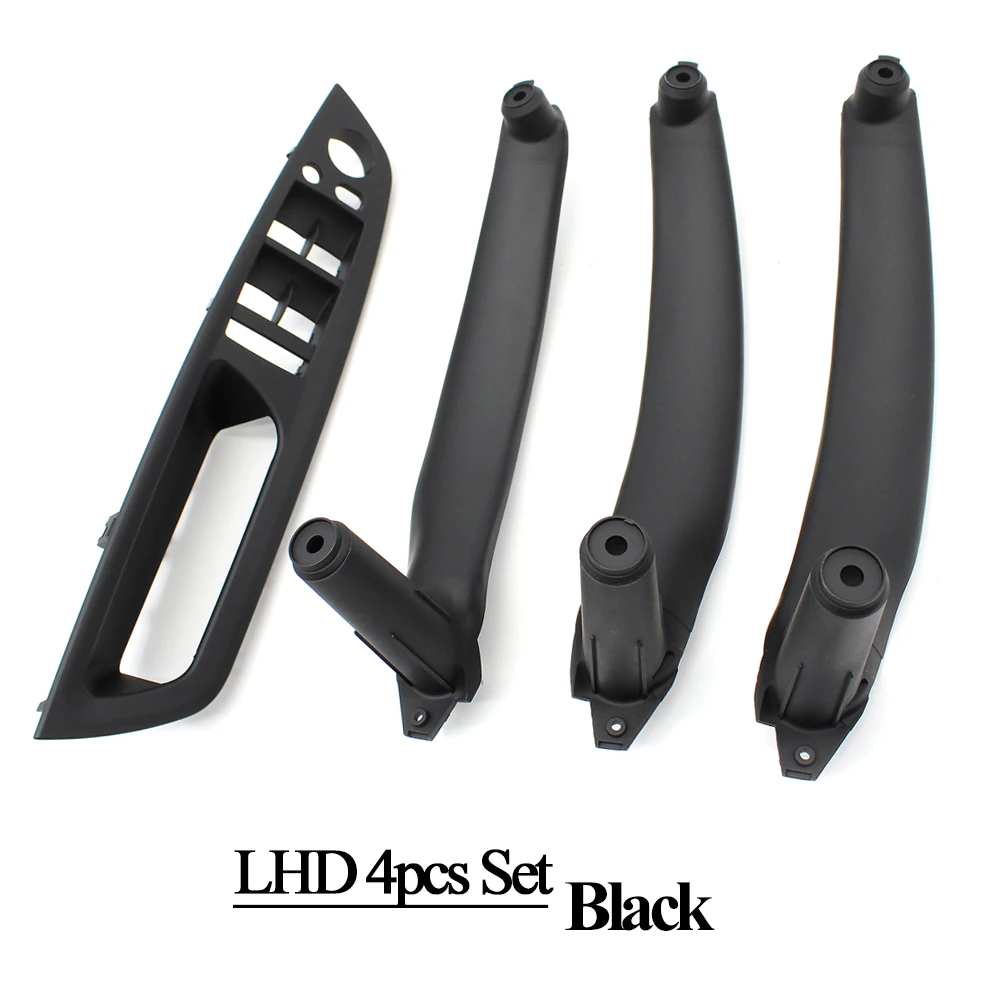 LHD RHD Car Interior Door Handle Inner Panel Pull Trim Armrest Panel Cover Replacement For BMW X5 X6 E70 E71 E72 2007-2014
