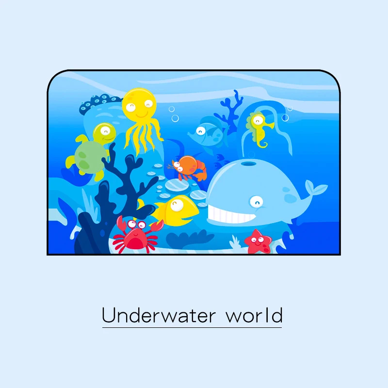 Magnetic UV Protect Curtain Side Window Sunshade Cover Universal Car Sun Shade Cover for Baby Kids Cute Cartoon Car Styling